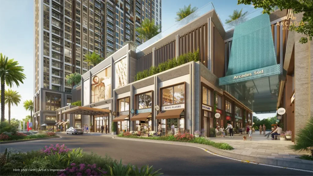 Cảnh quan hồ điều hòa sinh thái thanh lọc không khí tại Arcadia at Lavila