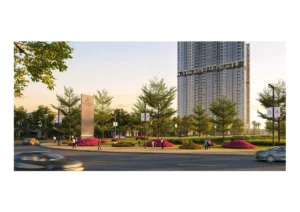 Mặt đứng phong cách kiến trúc Pháp sang trọng tại dự án Arcadia at Lavila Nhà Bè