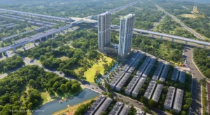 Phối cảnh tổng thể dự án căn hộ cao cấp Arcadia at Lavila Nam Sài Gòn chủ đầu tư Kiến Á
